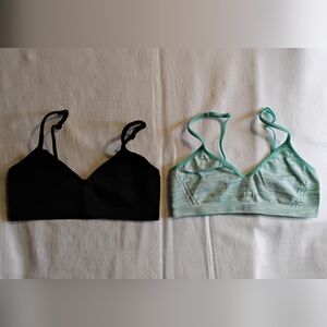 ​Justice Girls Training Bras | Set of 2 | Size 30 Black & Mint